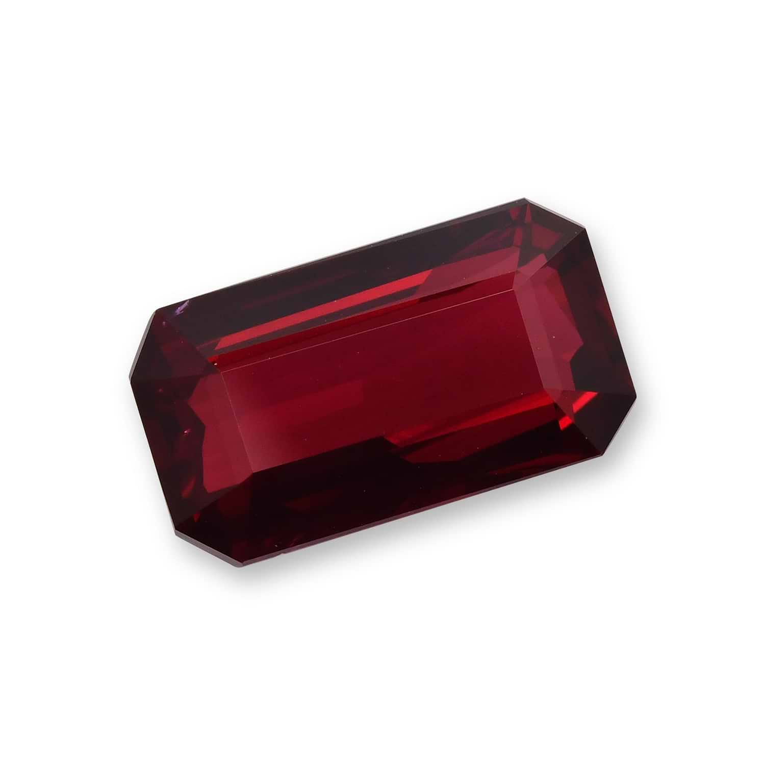 10.01 Carat Red MOZAMBICAN Octagon Ruby GRS