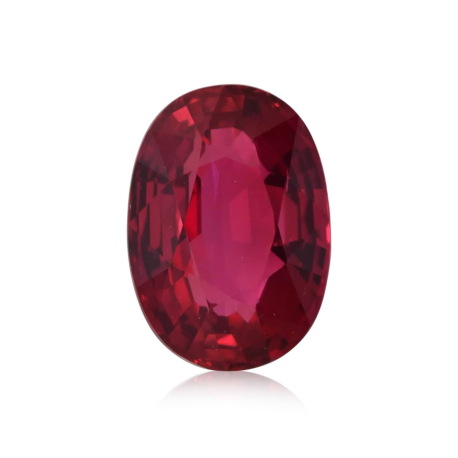 4.09 Carat Red MOZAMBICAN Oval Ruby GRS