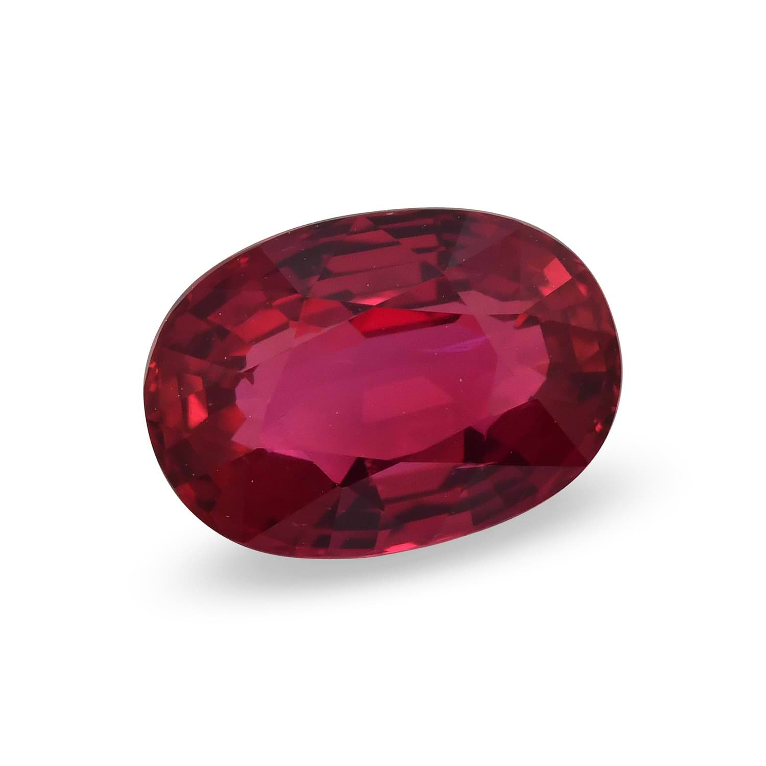 4.09 Carat Red MOZAMBICAN Oval Ruby GRS
