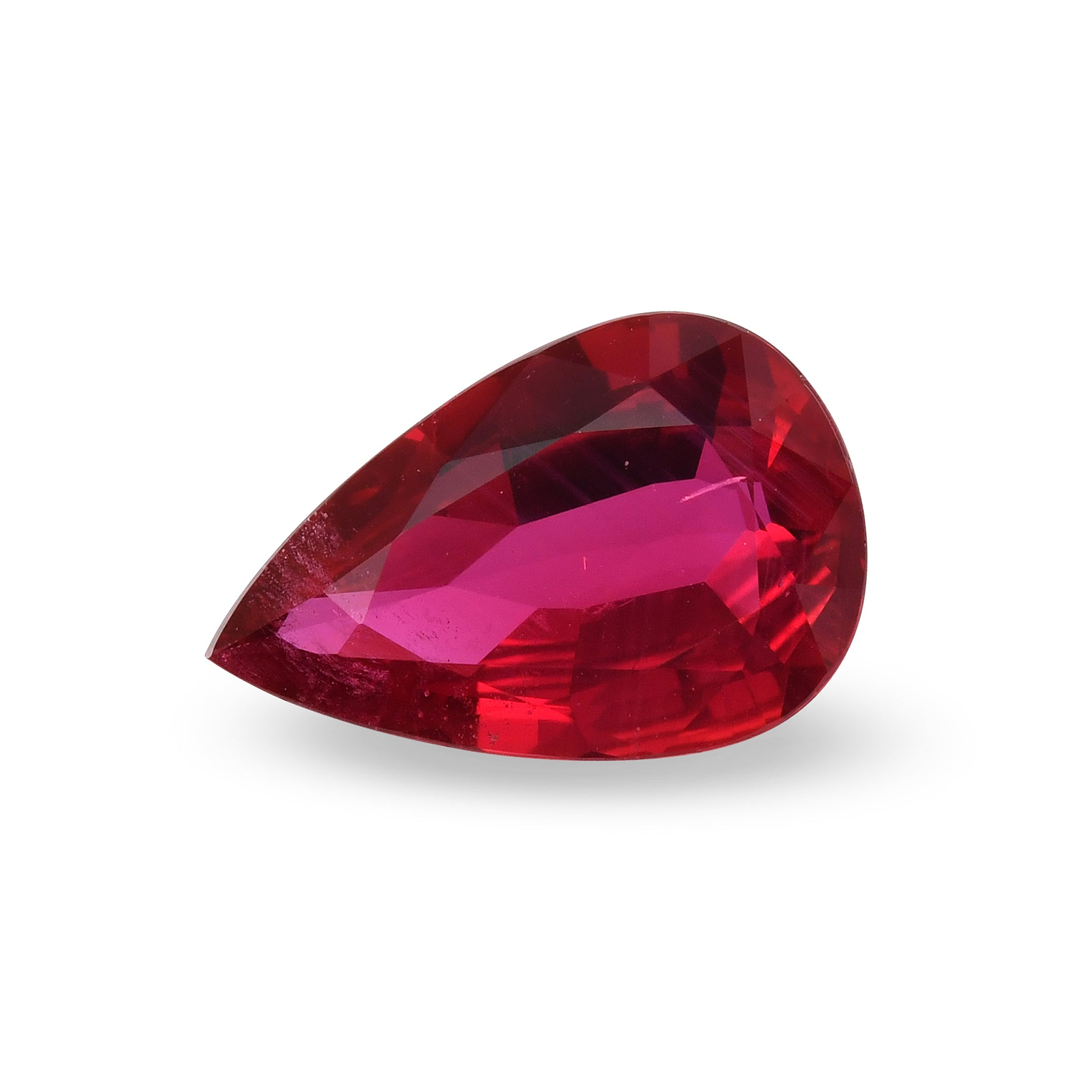 3.05 Carat Red MOZAMBICAN Pear Ruby CD