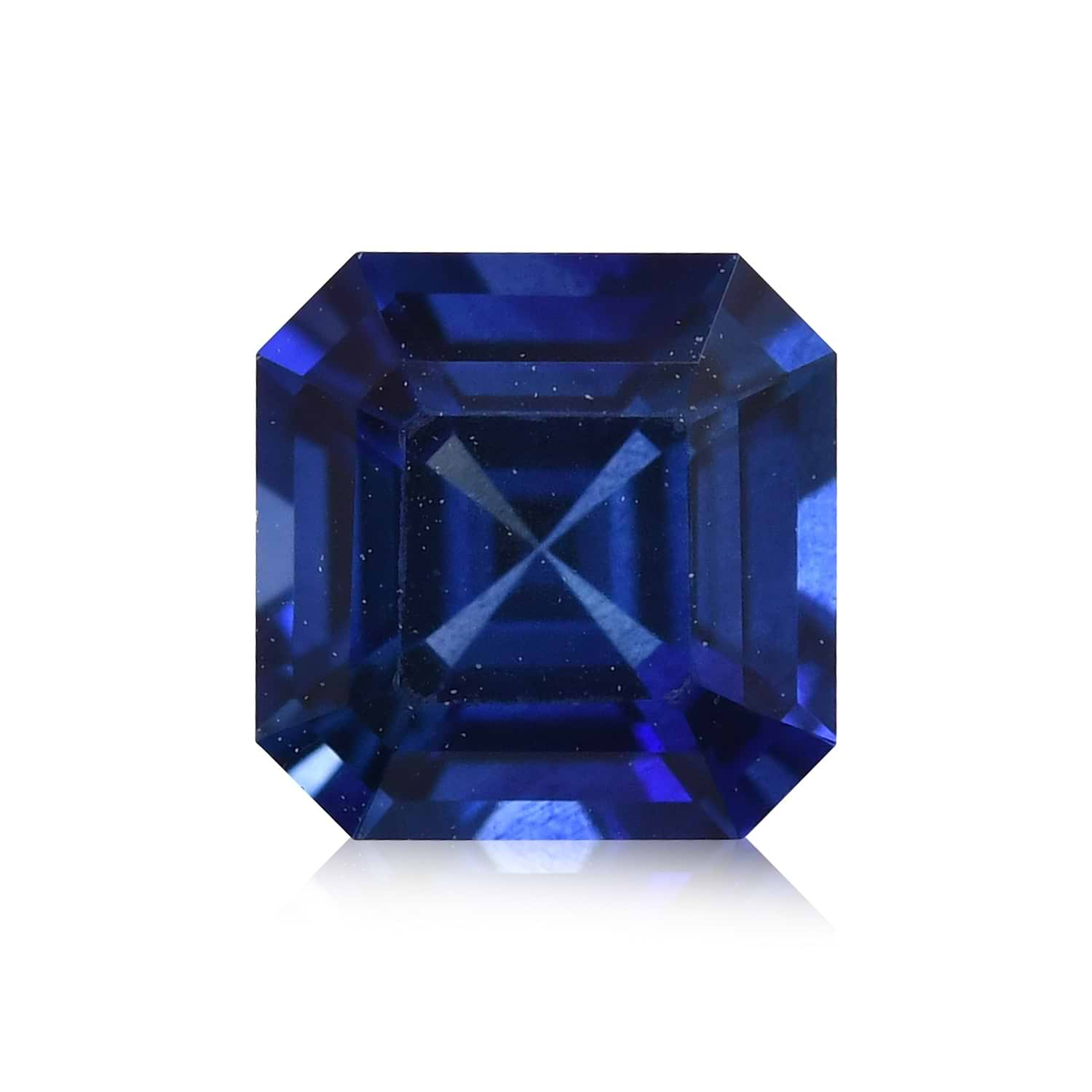 1.00 Carat Blue SRI LANKAN Sq. Emerald Sapphire