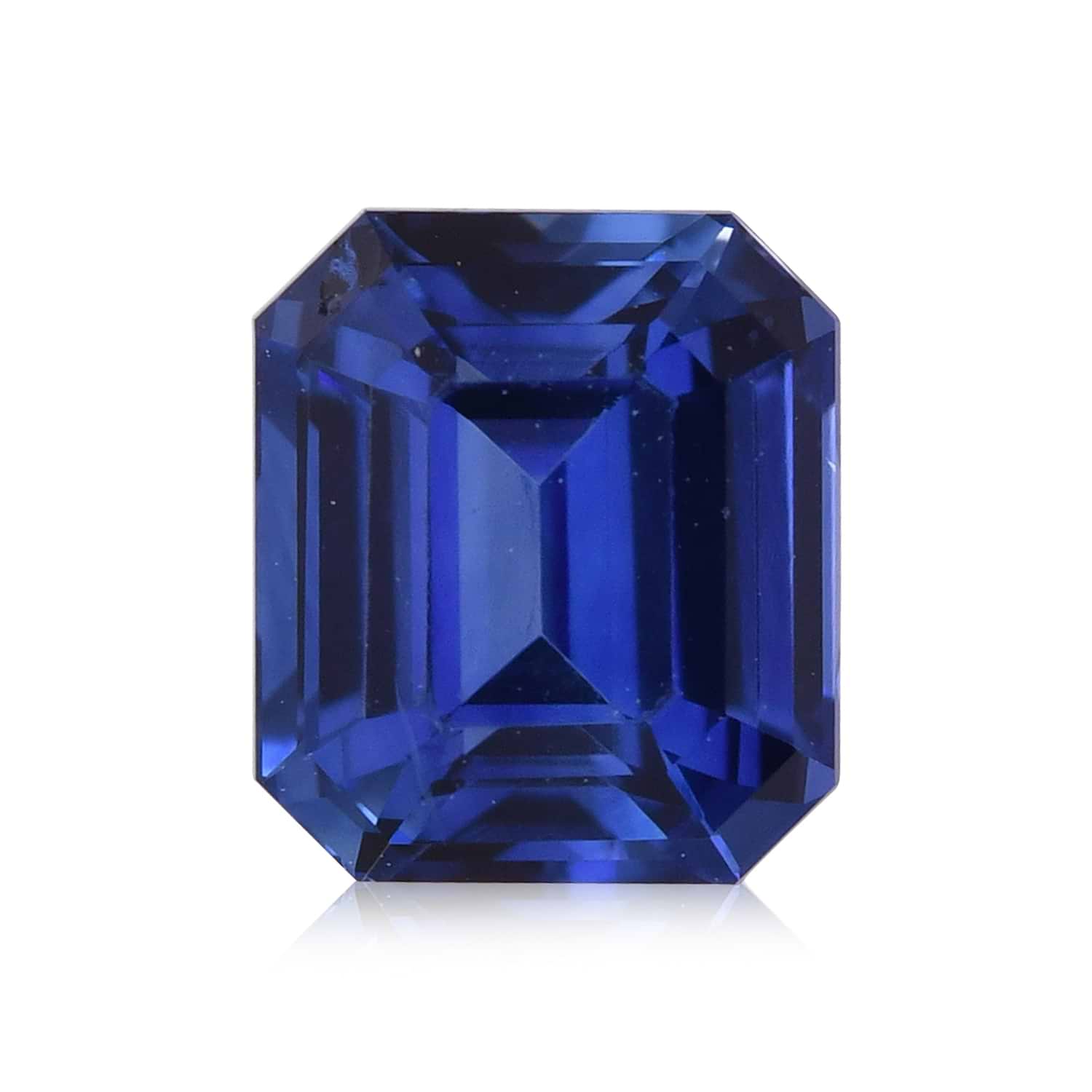 1.26 Carat Blue Emerald Sapphire