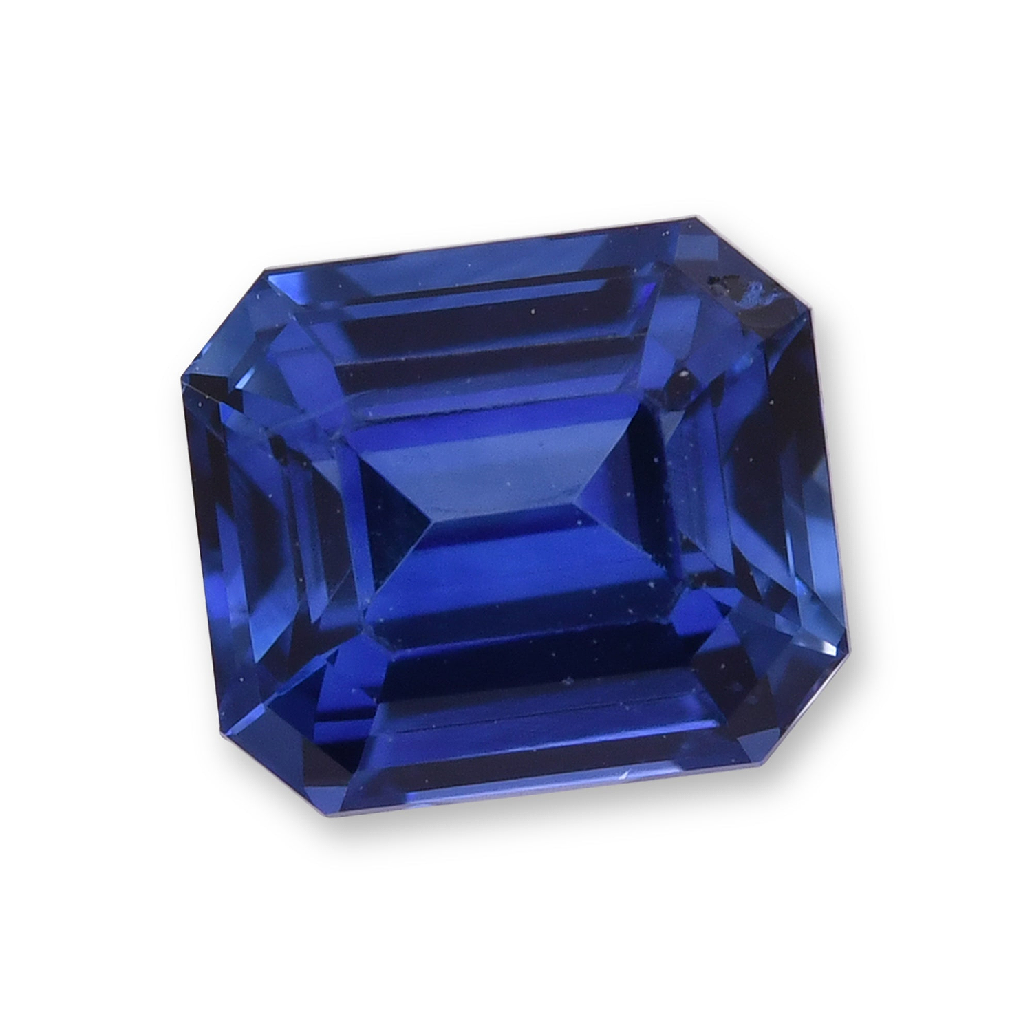 1.26 Carat Blue  Emerald Sapphire