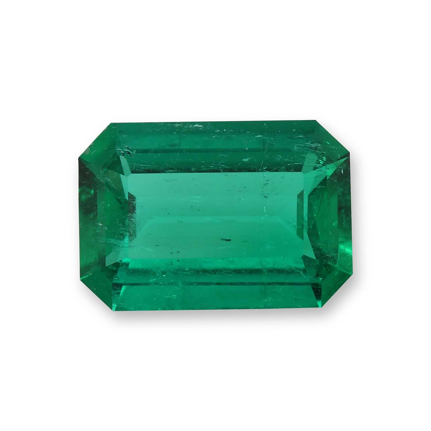 3.21 Carat Green COLOMBIAN Emerald Emerald GRS