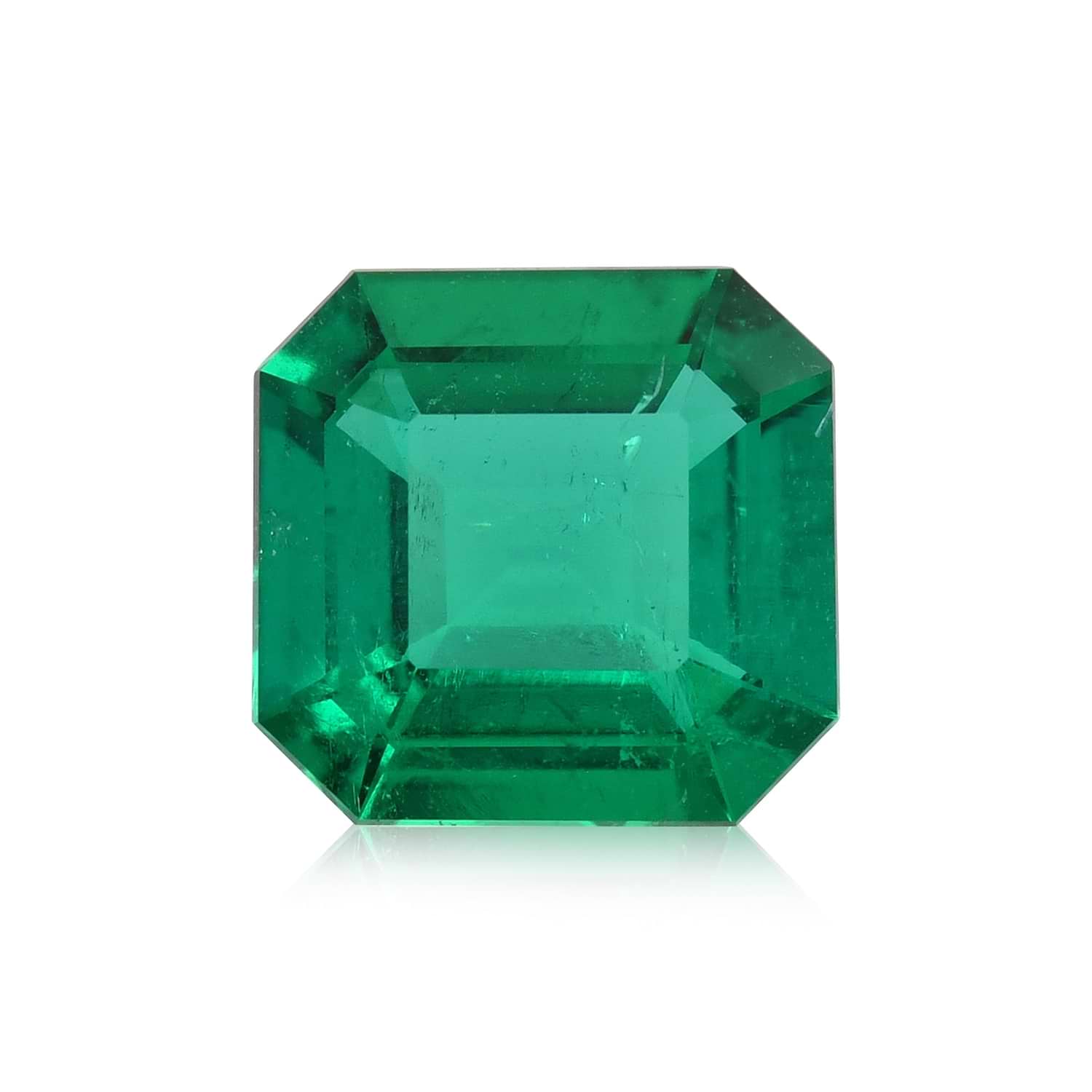 1.69 Carat Green COLOMBIAN Asscher Emerald GRS