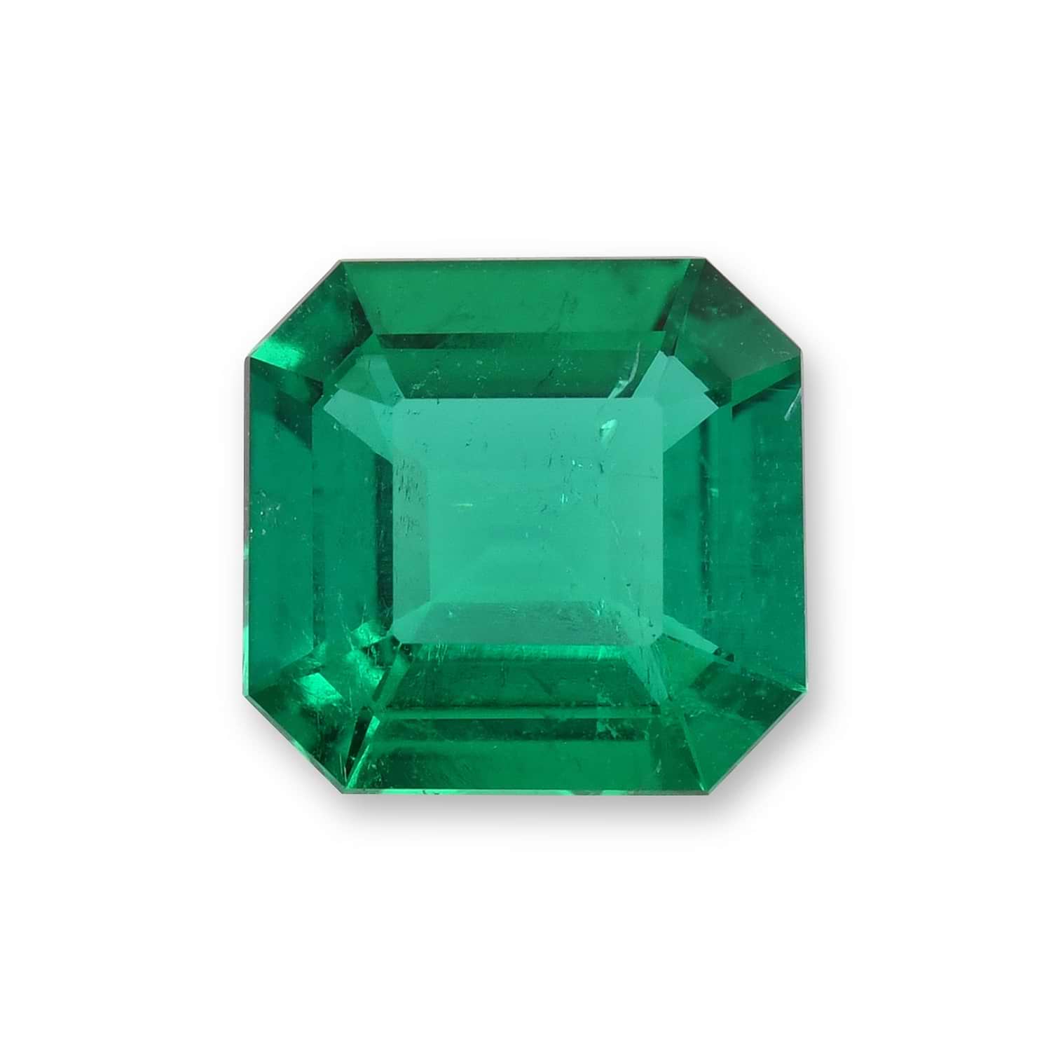 1.69 Carat Green COLOMBIAN Asscher Emerald GRS