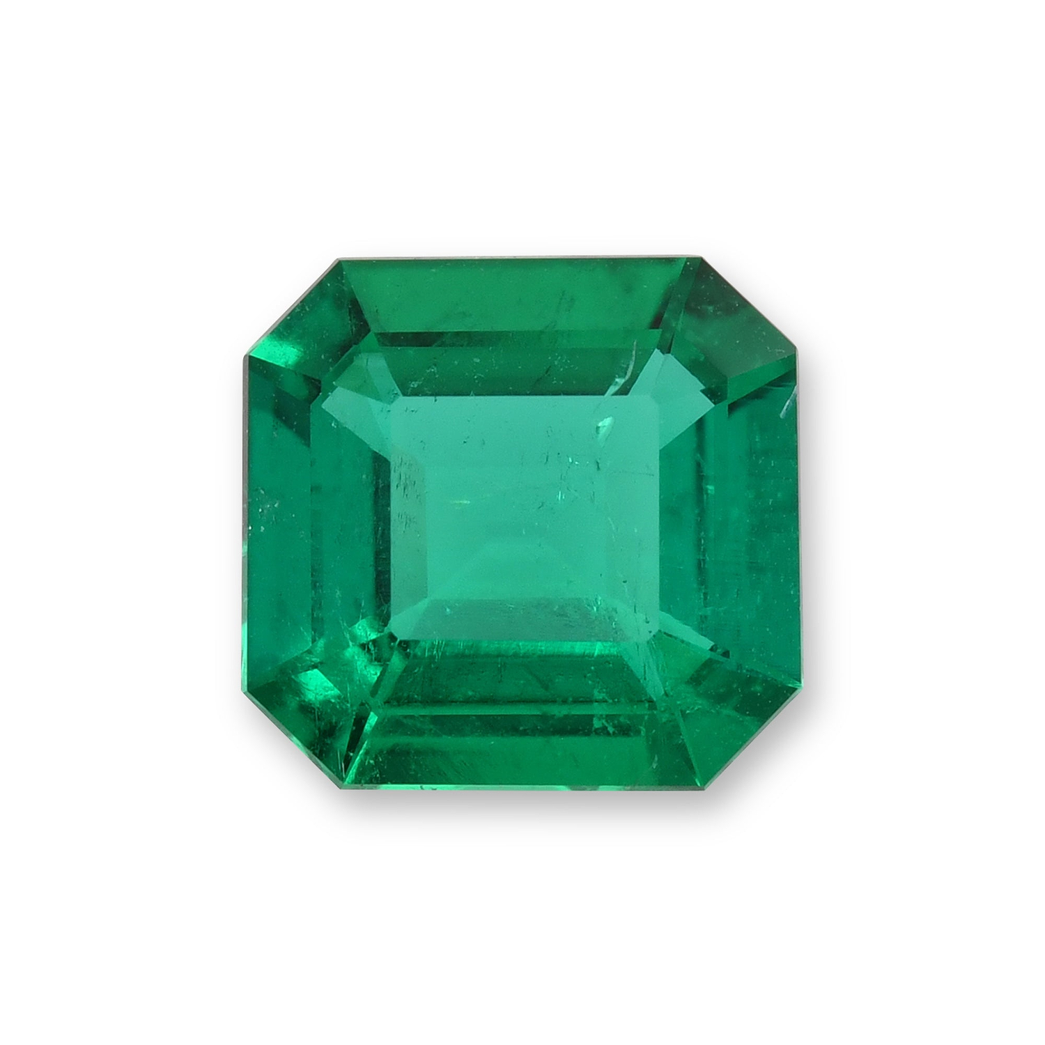 1.69 Carat Green COLOMBIAN Asscher Emerald GRS