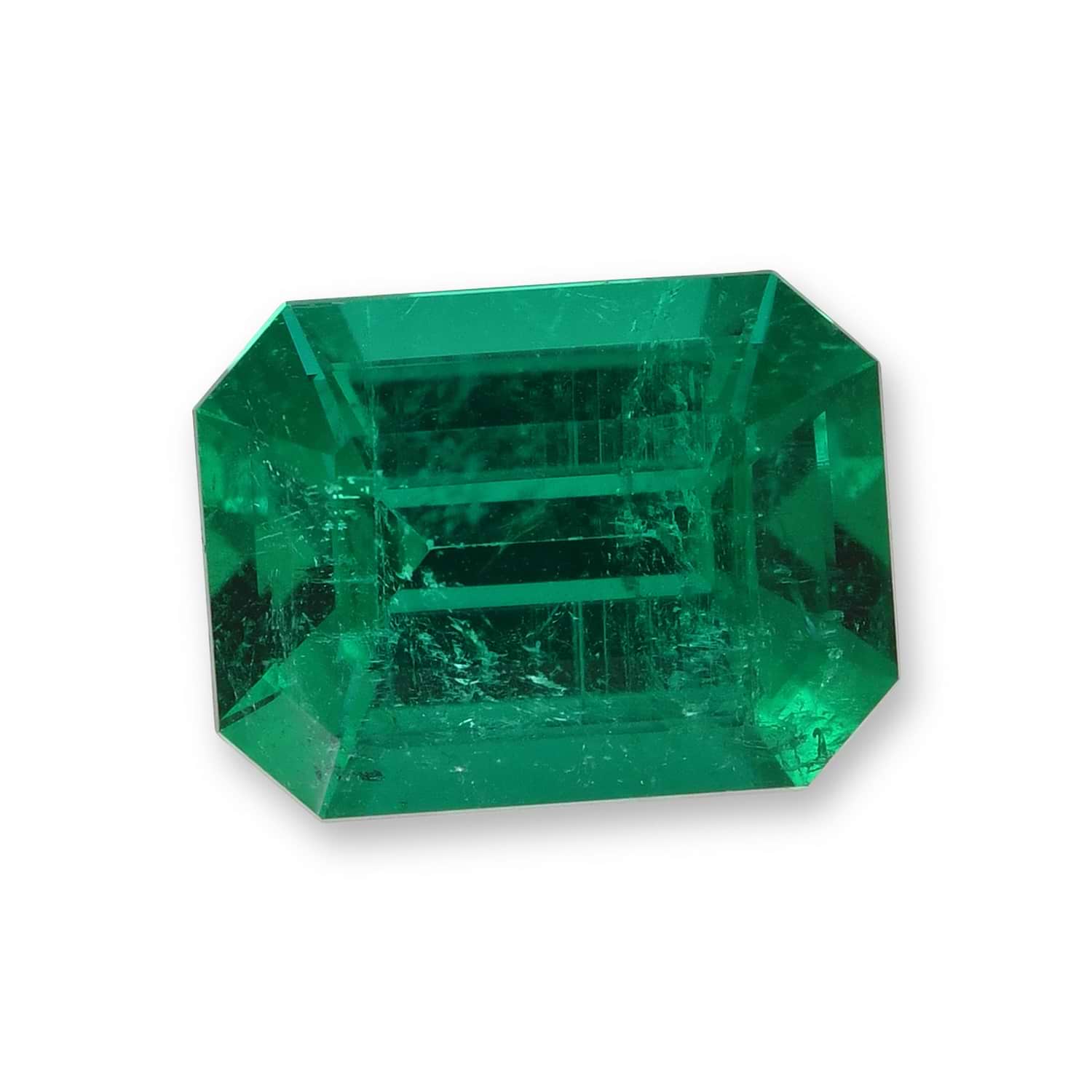 2.82 Carat Green COLOMBIAN Emerald Emerald GRS
