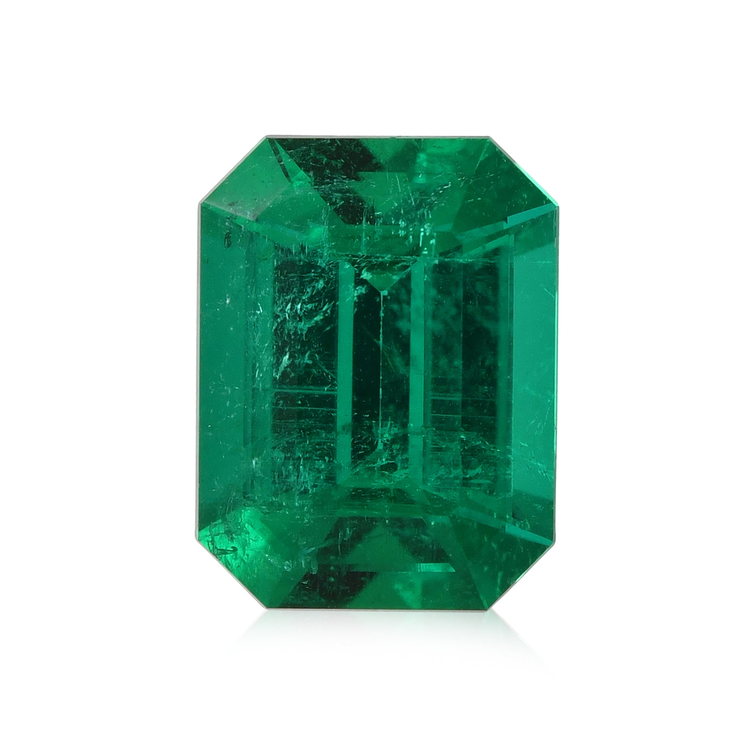 2.82 Carat Green COLOMBIAN Emerald Emerald GRS