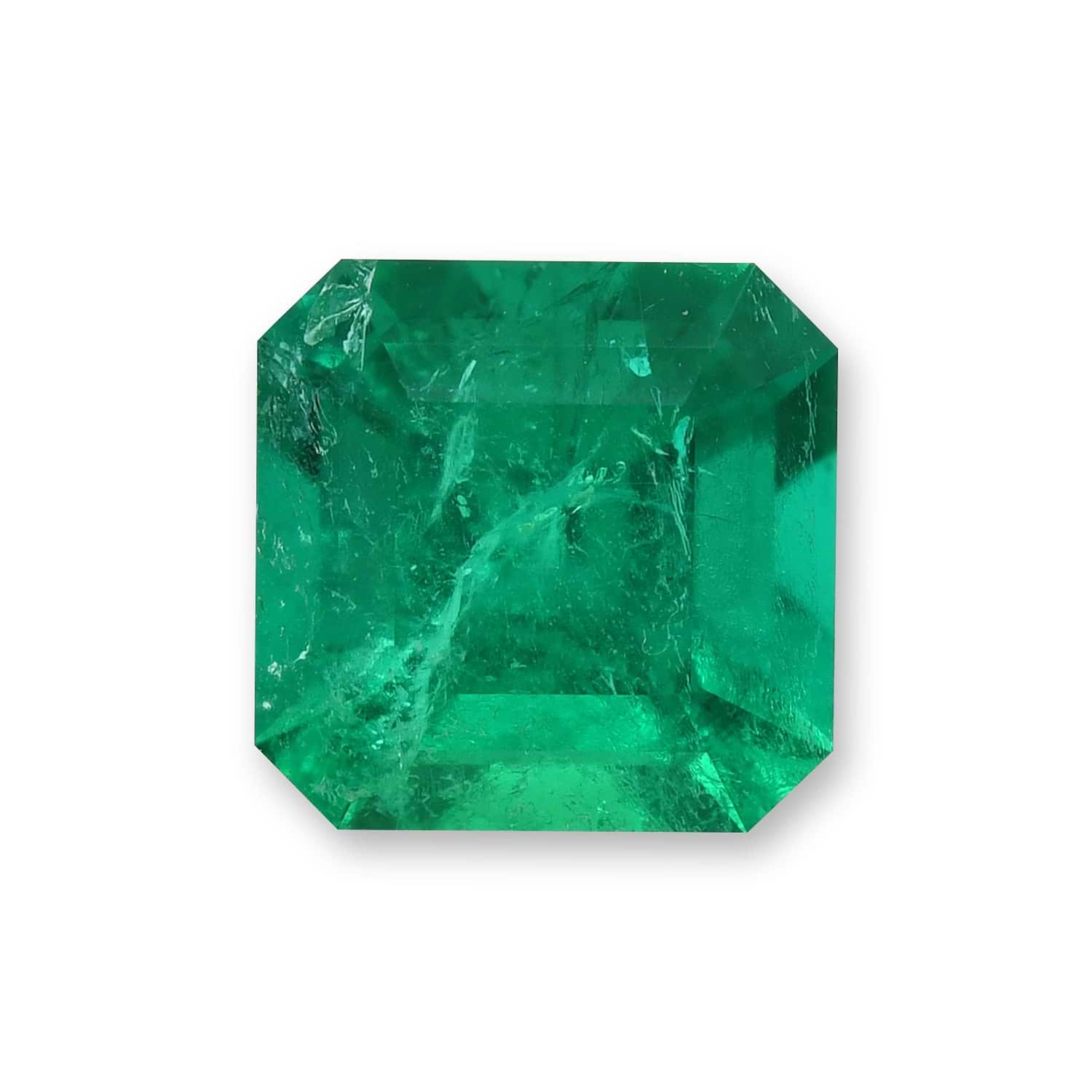 1.29 Carat Green COLOMBIAN Emerald Emerald CD