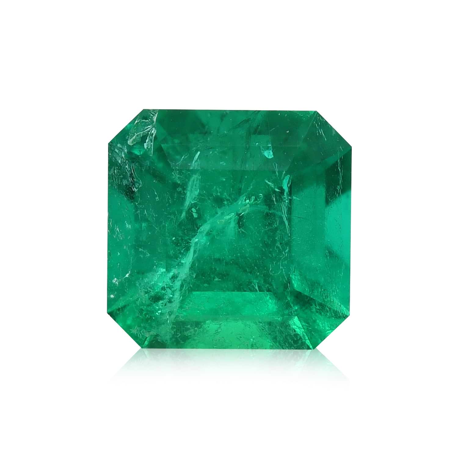 1.29 Carat Green COLOMBIAN Emerald Emerald CD