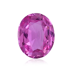 1.74 Carat Pink  Oval Sapphire