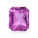 1.04 Carat Pink  Radiant Sapphire