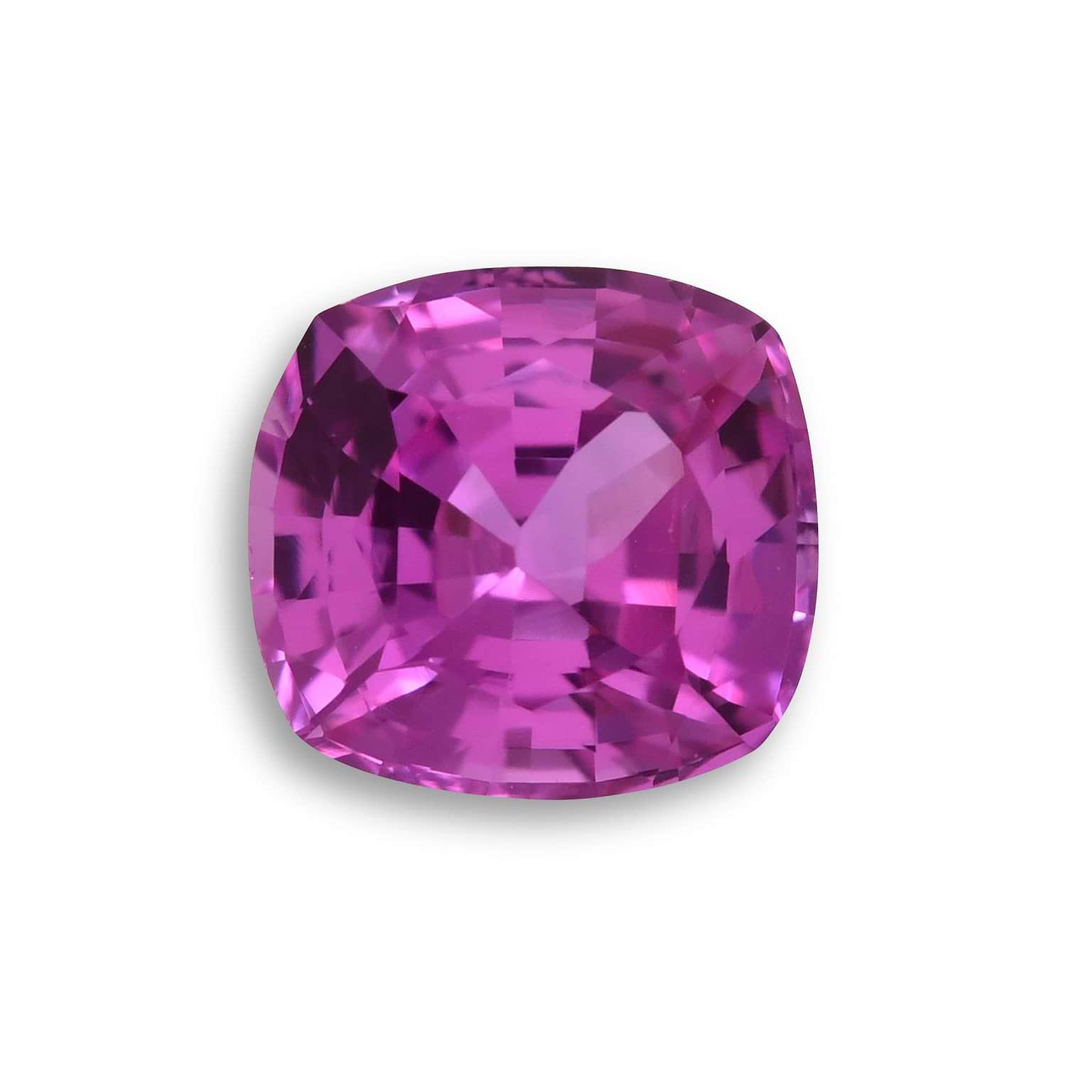 1.12 Carat Pink Cushion Sapphire