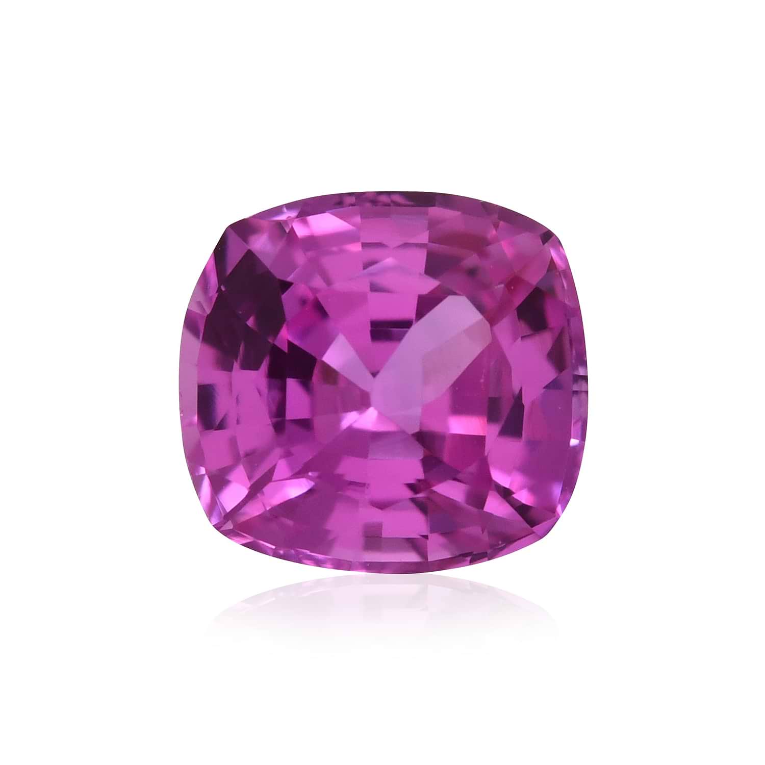 1.12 Carat Pink Cushion Sapphire