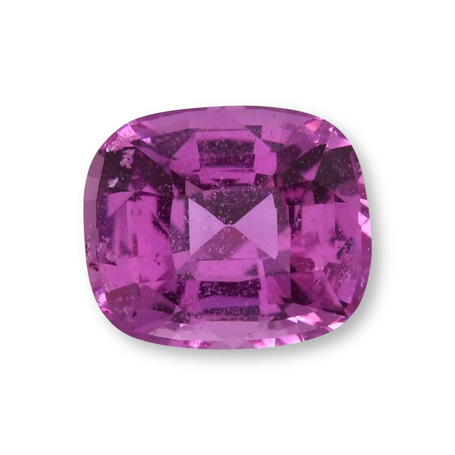 1.29 Carat Pink Cushion Sapphire