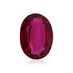 4.00 Carat Red MADAGASCAR Oval Ruby CD