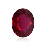2.13 Carat Red MOZAMBICAN Oval Ruby CD