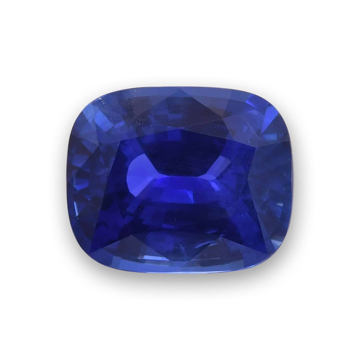 20.90 Carat Blue SRI LANKAN Cushion Sapphire GUBELIN
