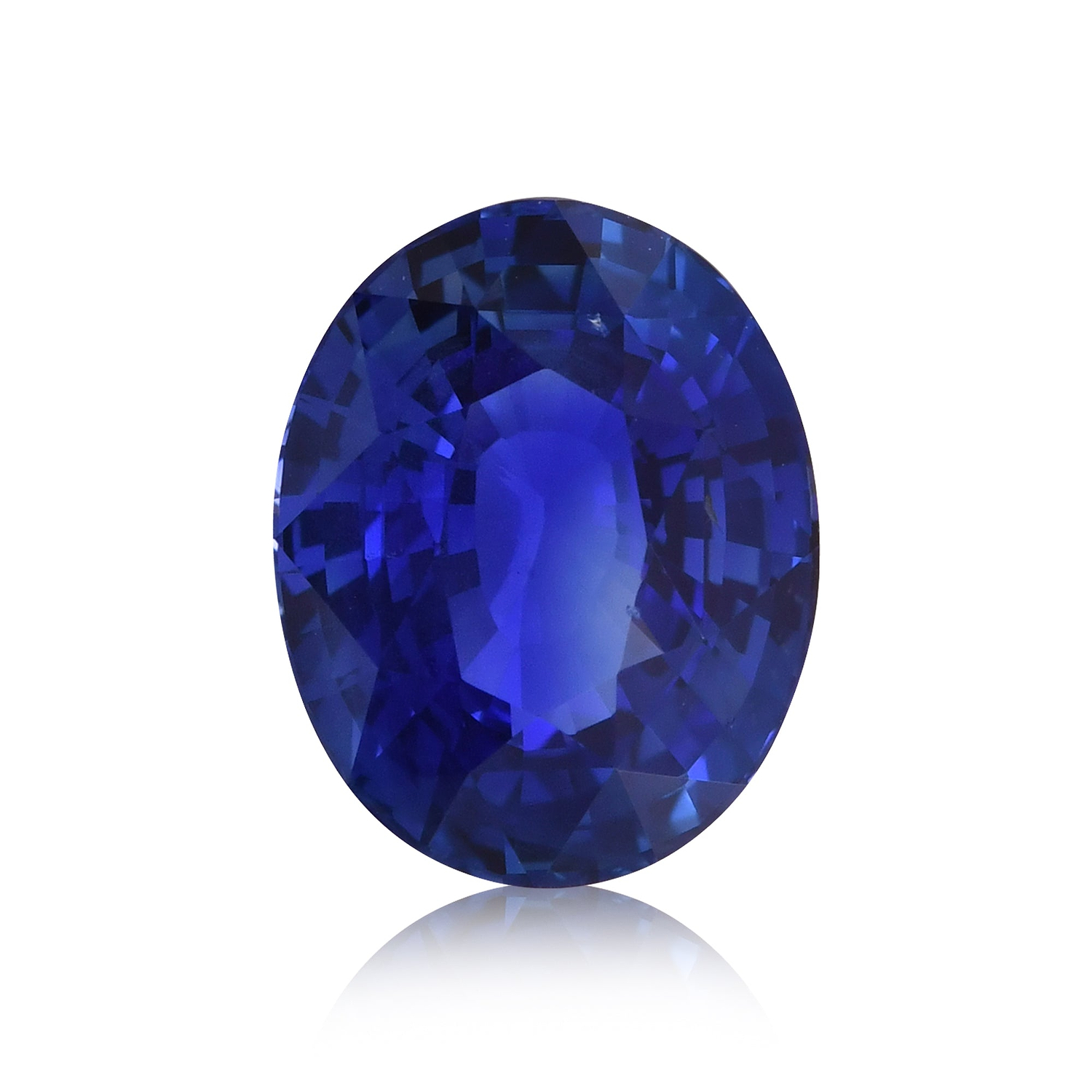 6.22 Carat Blue SRI LANKAN Oval Sapphire CD