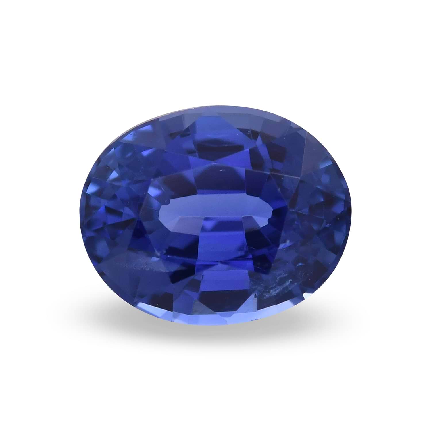 1.88 Carat Blue Oval Sapphire GIA