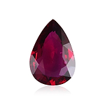 1.19 Carat Red MOZAMBICAN Pear Ruby GRS