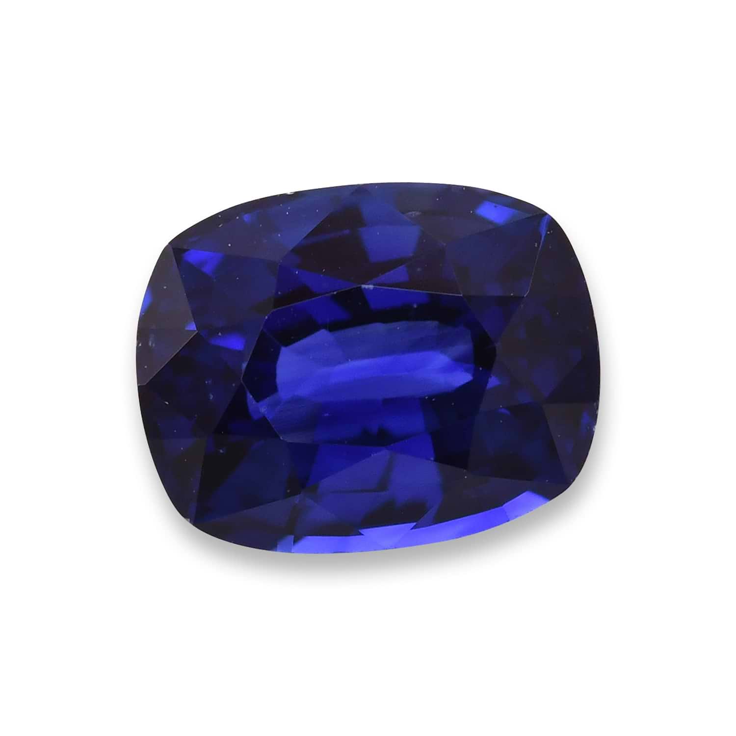 1.76 Carat Blue SRI LANKAN Cushion Sapphire