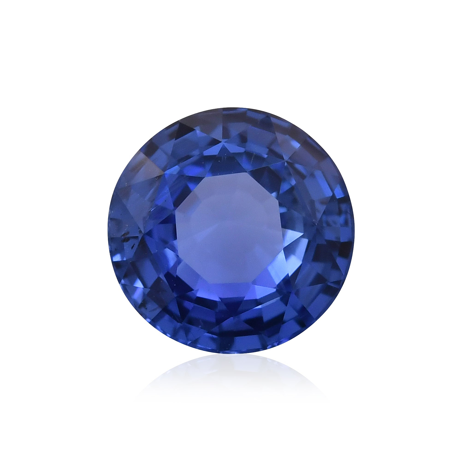 5.02 Carat Blue MADAGASCAR Round Sapphire CD
