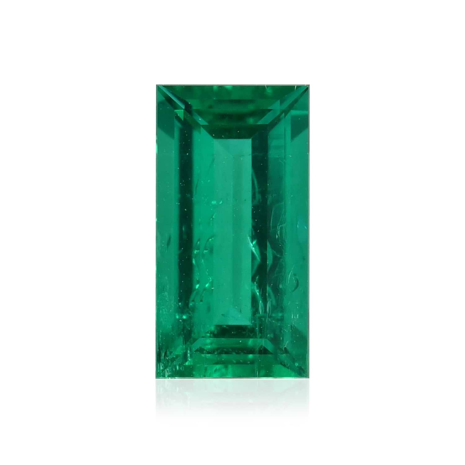 1.00 Carat Green COLOMBIAN Baguette Emerald CD