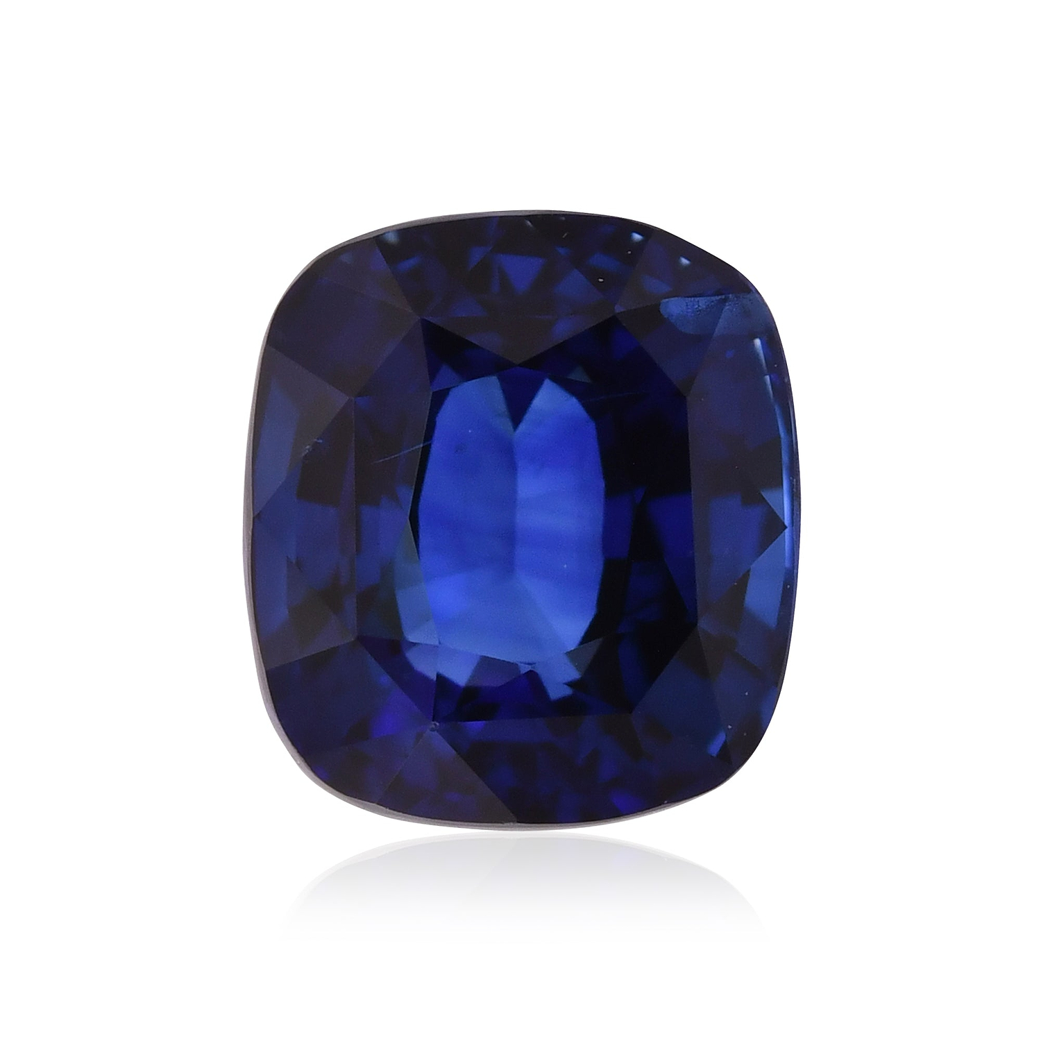 4.04 Carat Blue SRI LANKAN Cushion Sapphire CD