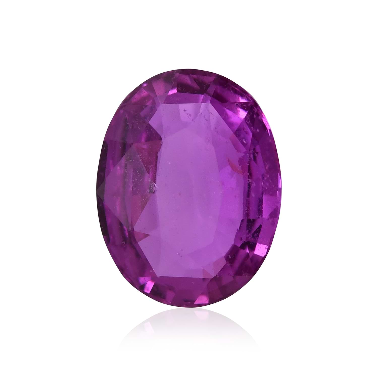 8.05 Carat Pink Oval Sapphire GIA