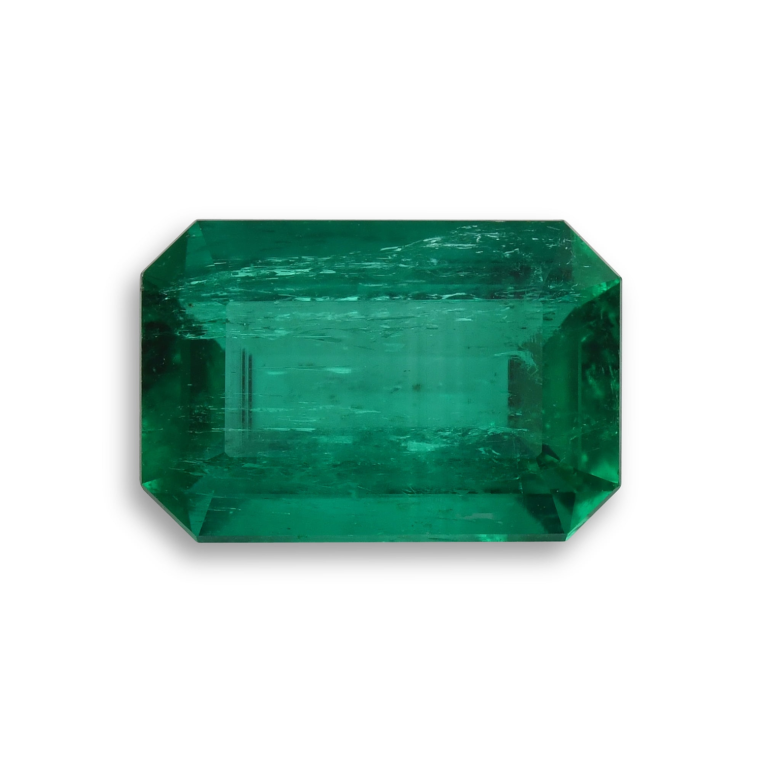 3.37 Carat Green COLOMBIAN Emerald Emerald GRS