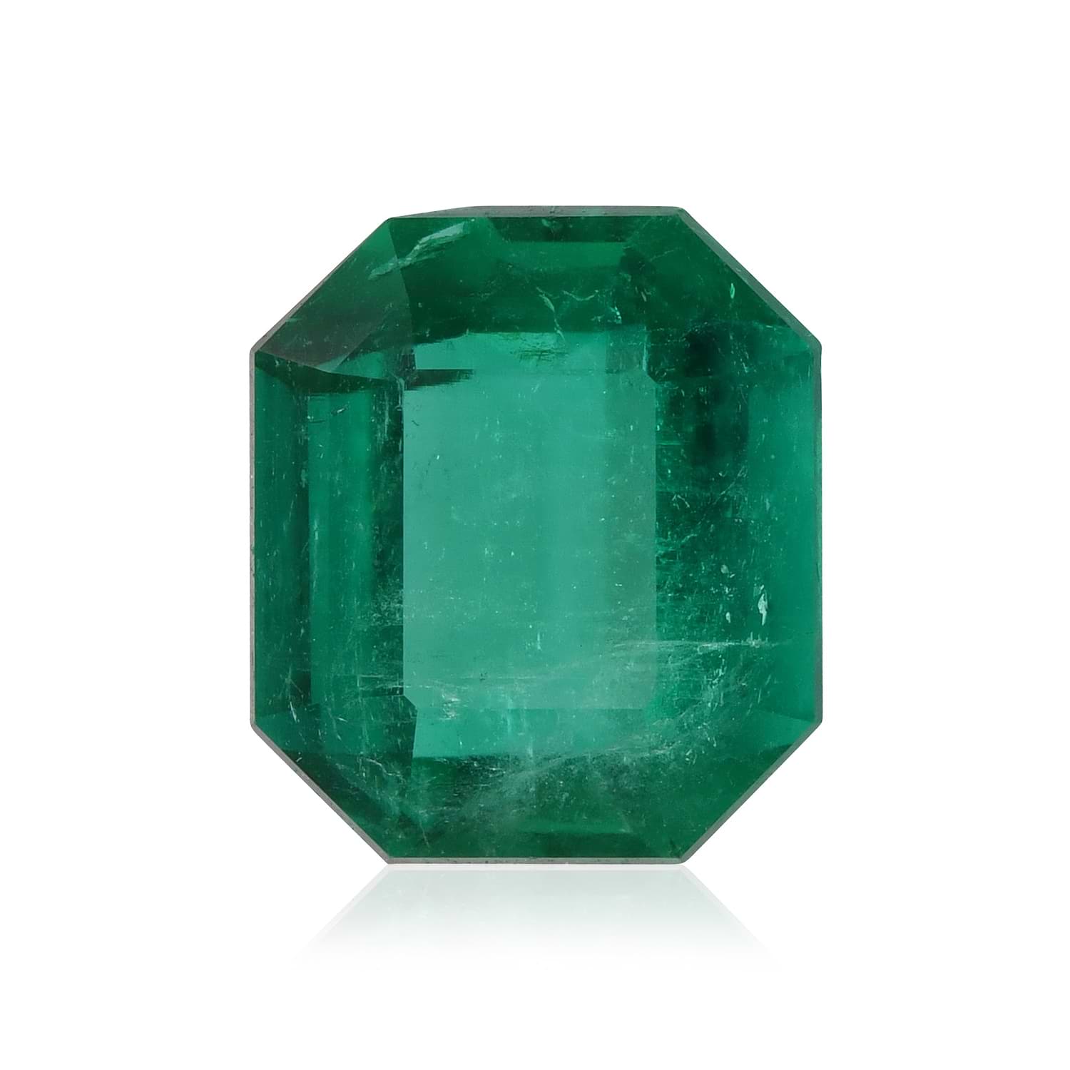3.47 Carat Green COLOMBIAN Emerald Emerald CD