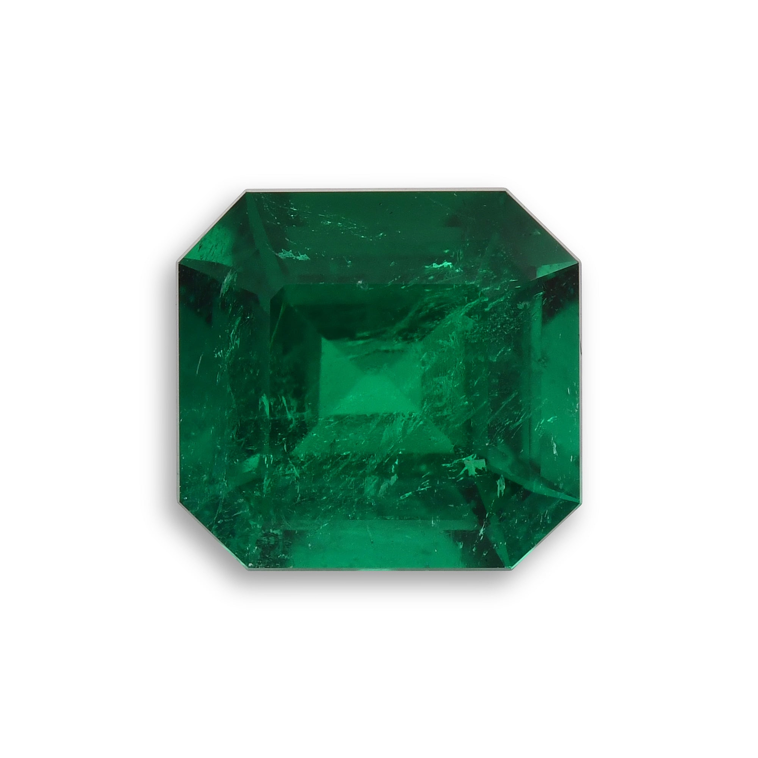 2.90 Carat Green COLOMBIAN Emerald Emerald GRS