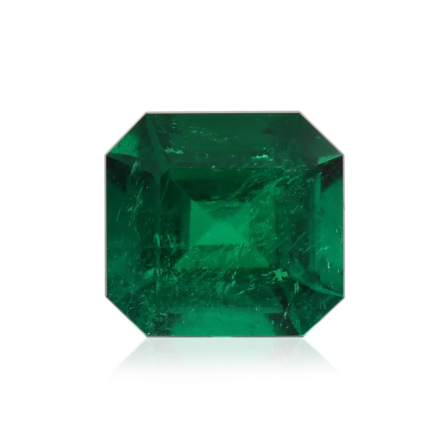 2.90 Carat Green COLOMBIAN Emerald Emerald GRS