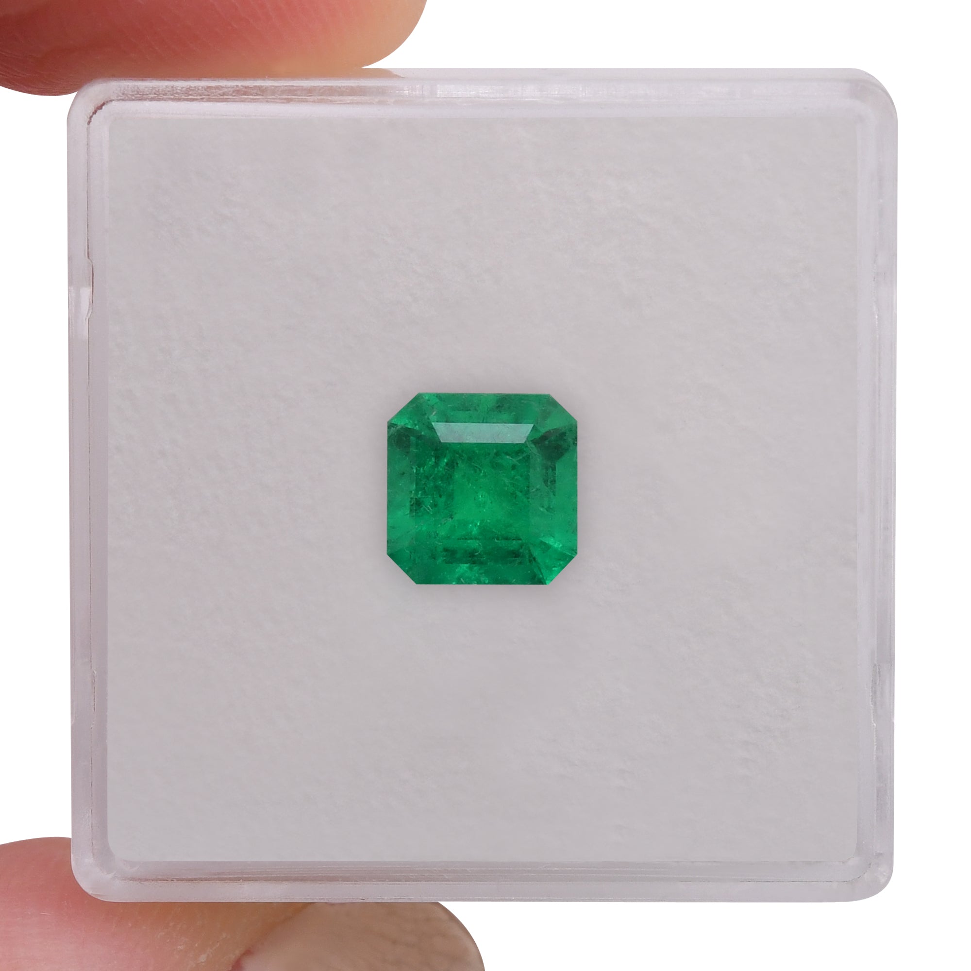 1.17 Carat Green COLOMBIA Emerald Emerald CD | LEIBISH