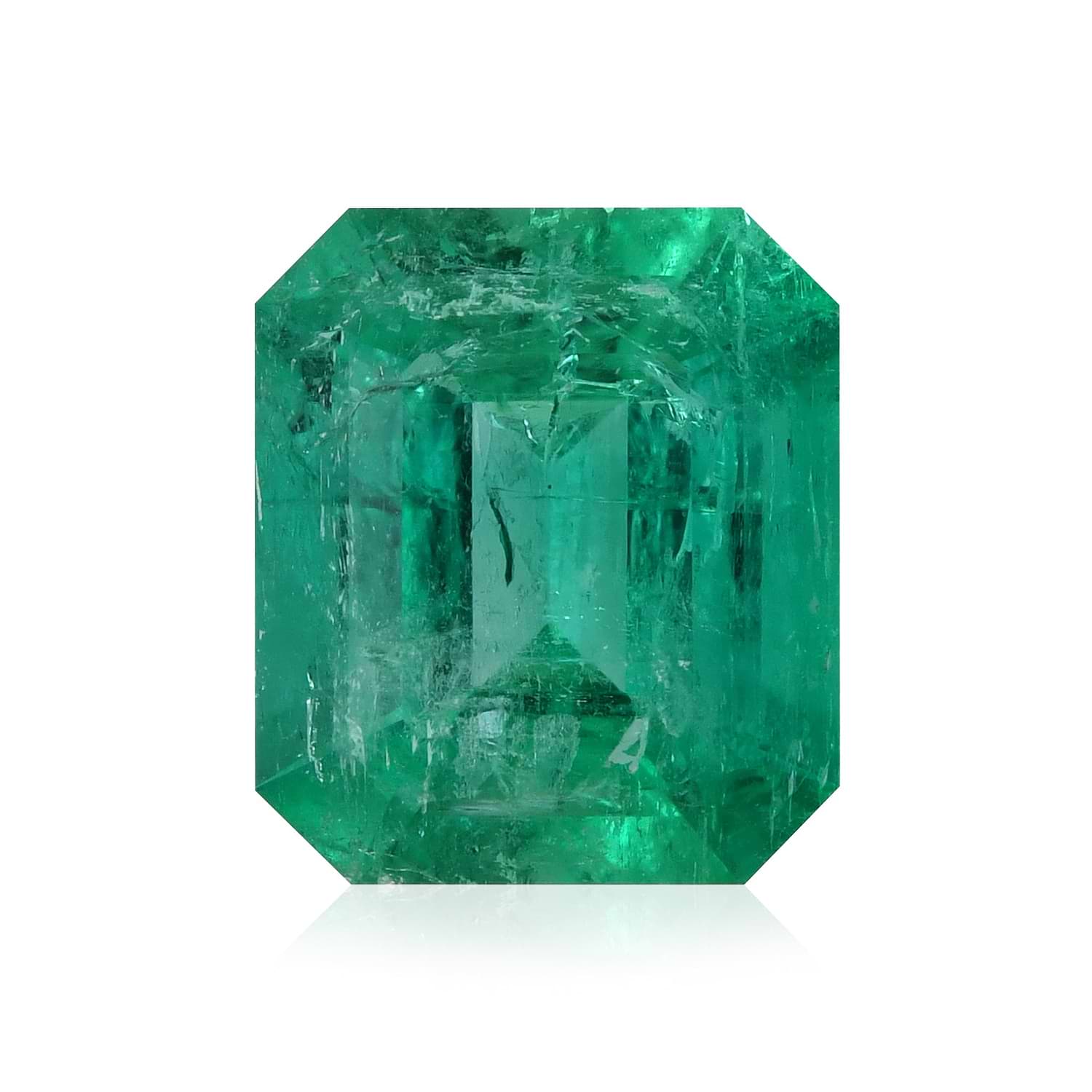3.63 Carat Green COLOMBIAN Emerald Emerald CD