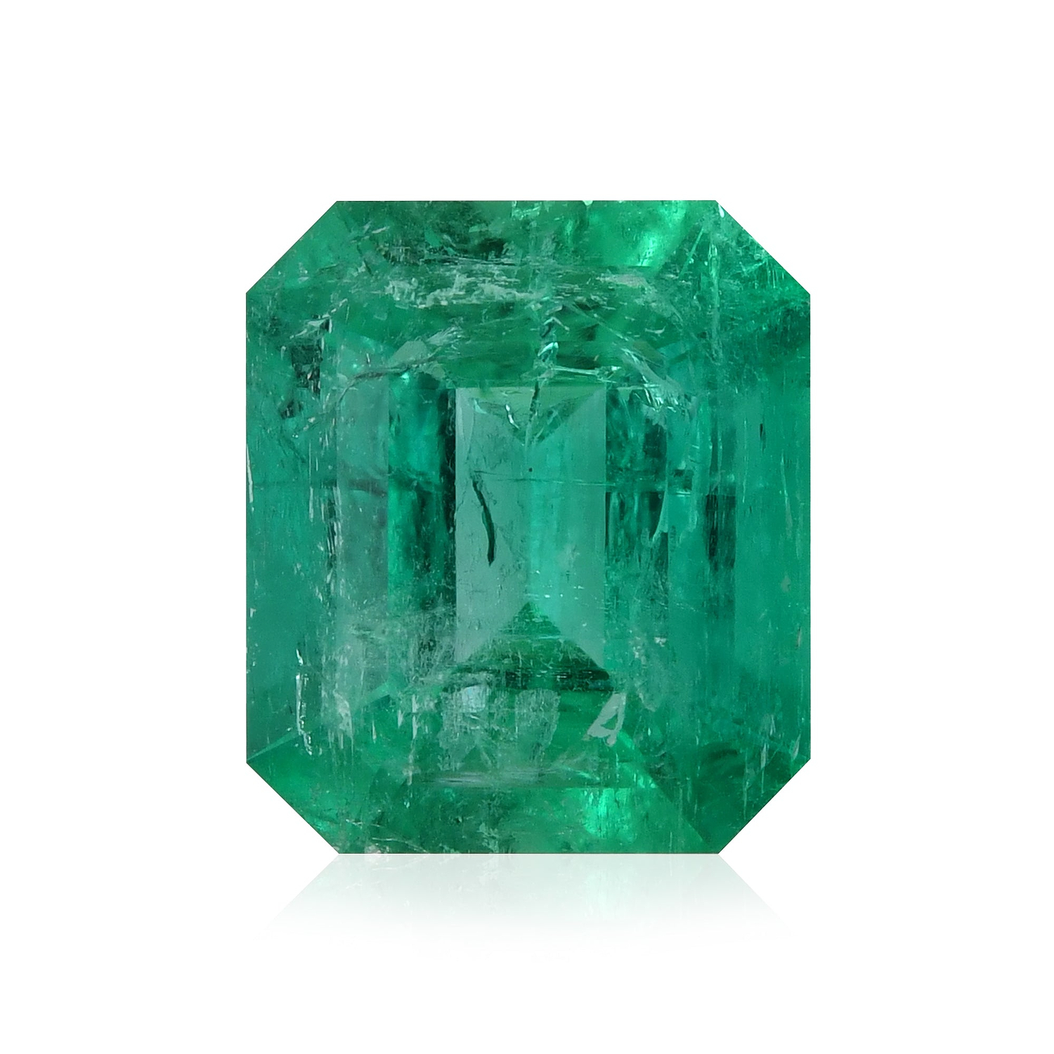 3.63 Carat Green COLOMBIAN Emerald Emerald CD