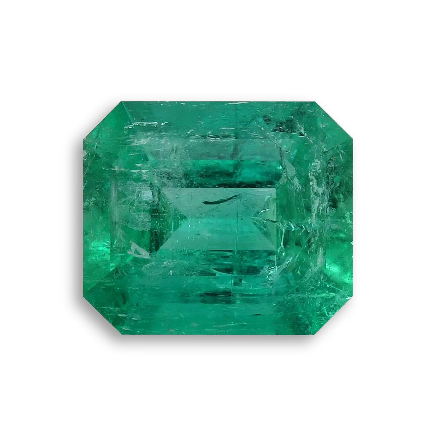 3.63 Carat Green COLOMBIAN Emerald Emerald CD