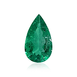 1.83 Carat Green COLOMBIAN Pear Emerald CD