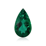 2.58 Carat Green COLOMBIAN Pear Muzo Emerald CD