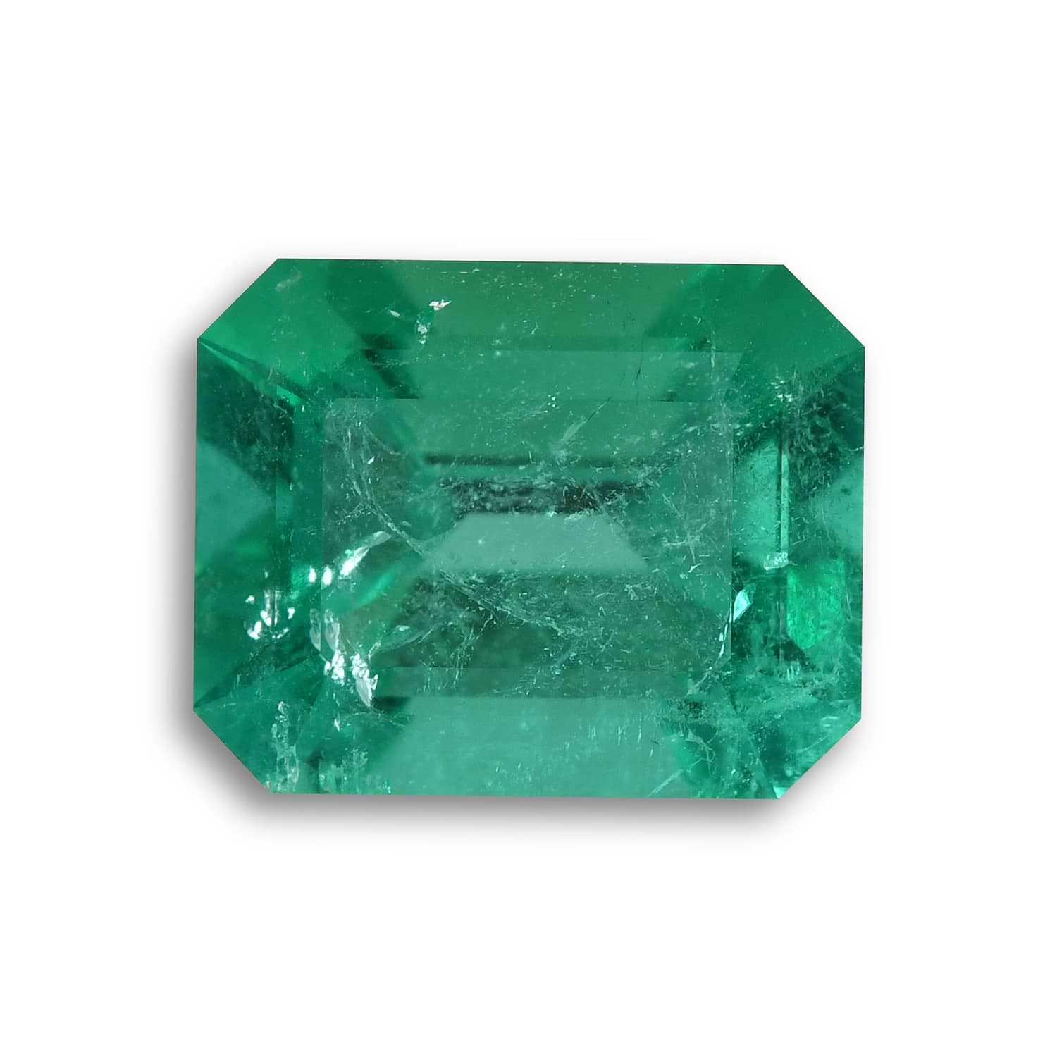 4.86 Carat Green COLOMBIAN Emerald Emerald CD
