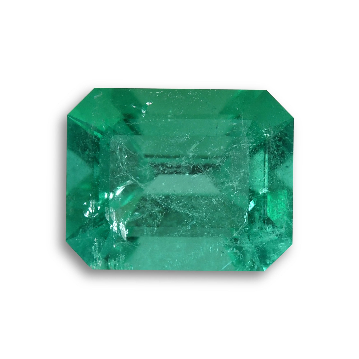 4.86 Carat Green COLOMBIAN Emerald Emerald CD