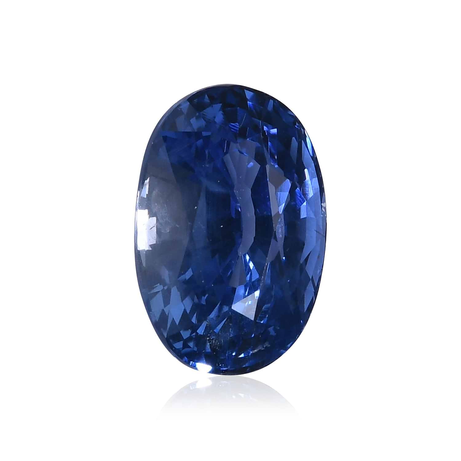 3.05 Carat Blue SRI LANKAN Oval Sapphire GIA
