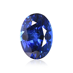 1.75 Carat Blue  Oval Sapphire GWLAB