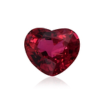 1.33 Carat Red MOZAMBICAN Heart Ruby CD