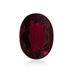 4.03 Carat Red MOZAMBICAN Oval Ruby CD