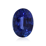 3.06 Carat Blue SRI LANKAN Oval Sapphire CD