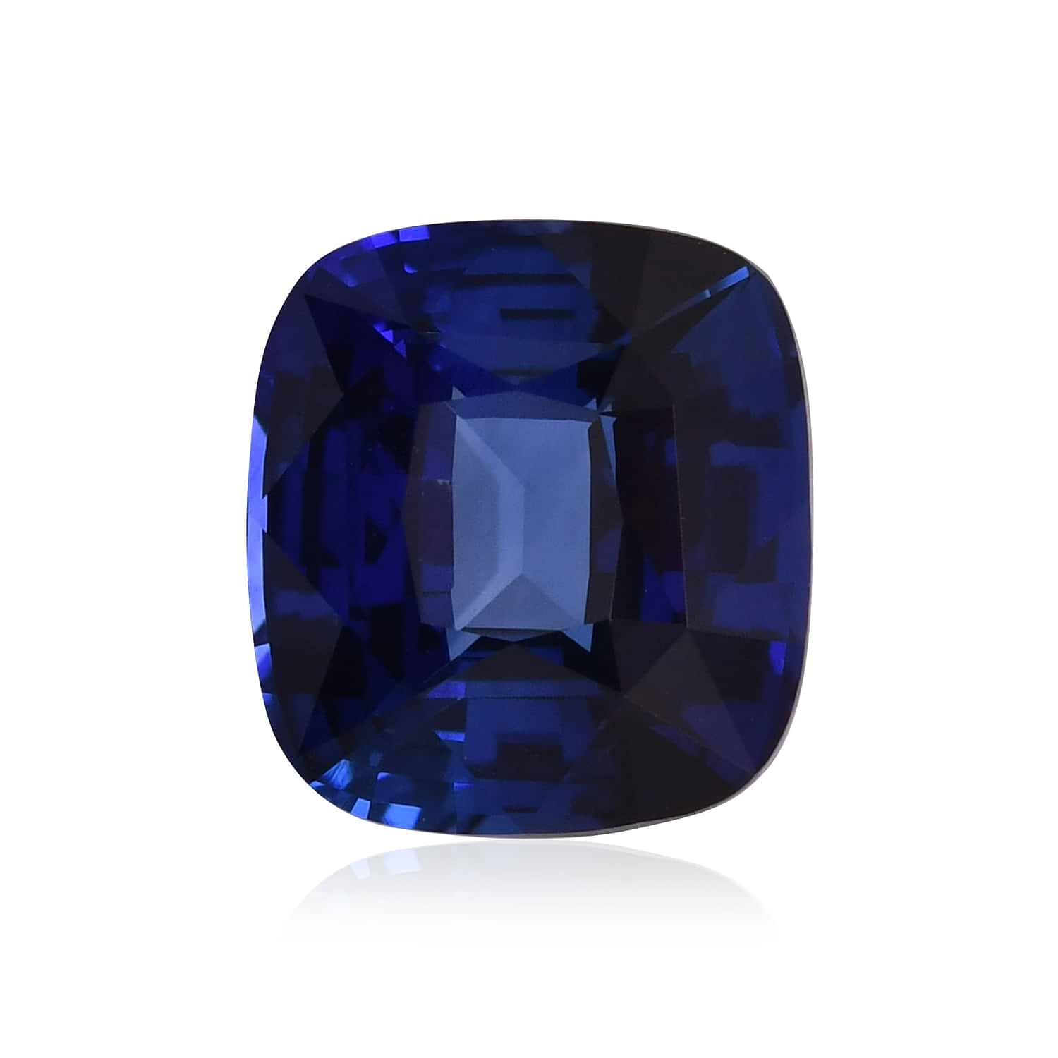 3.14 Carat Blue SRI LANKAN Cushion Sapphire CD