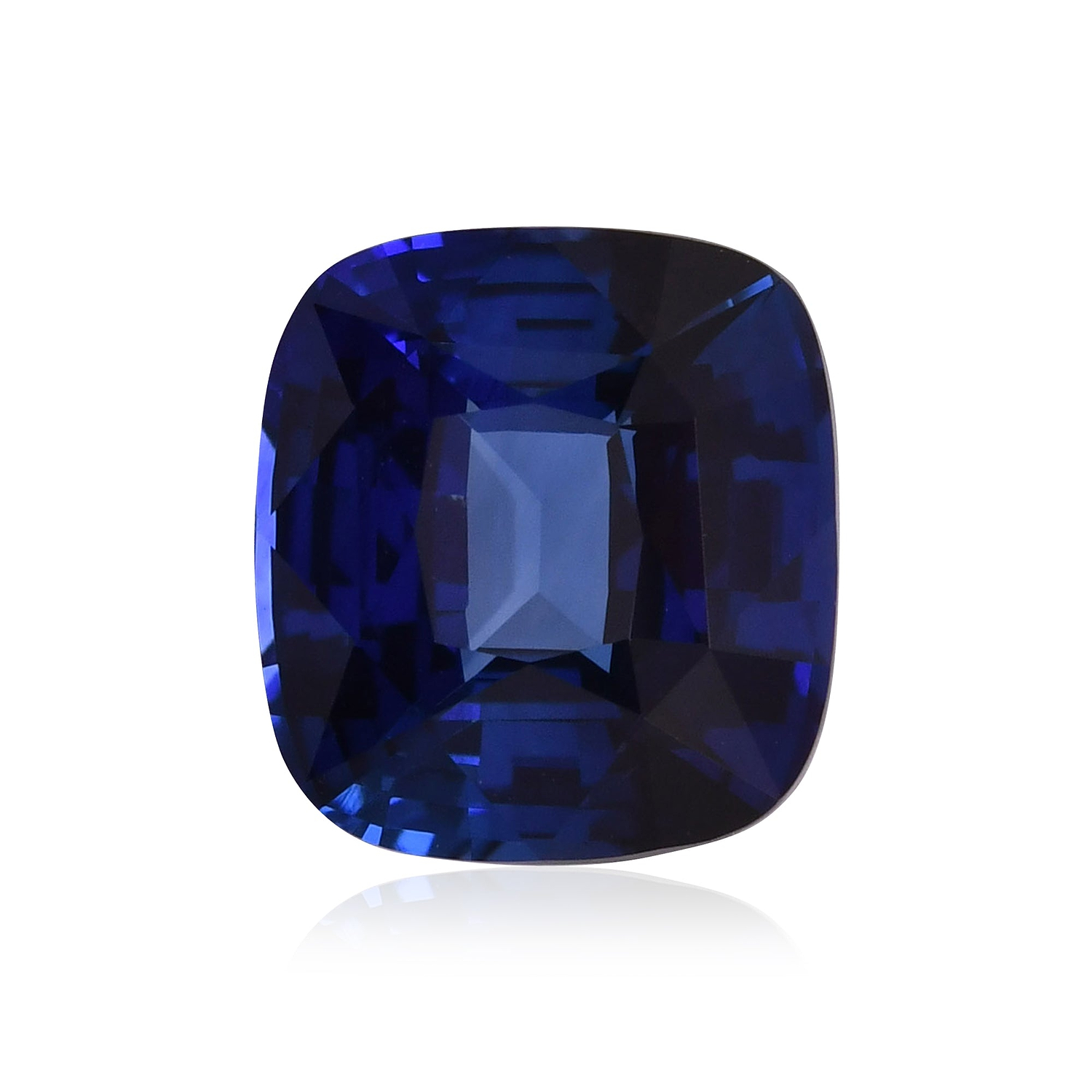 3.14 Carat Blue SRI LANKAN Cushion Sapphire CD